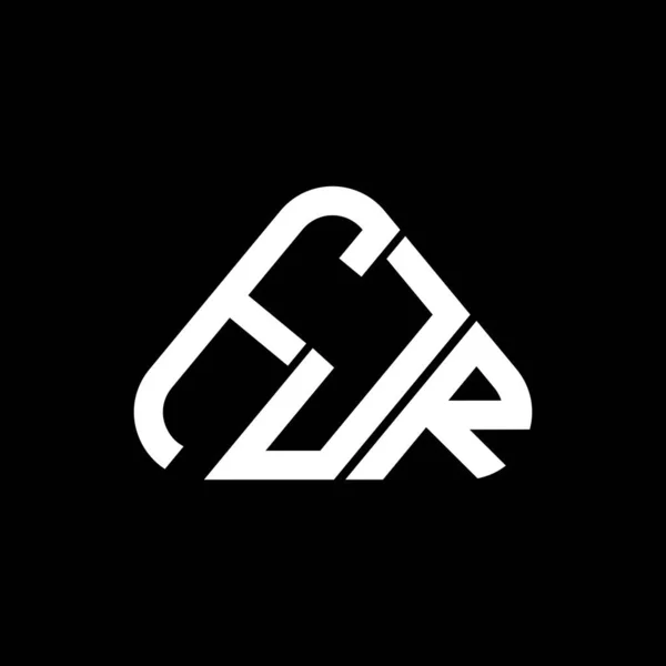 Fjr Písmeno Logo Kreativní Design Vektorovou Grafikou Fjr Jednoduché Moderní — Stockový vektor