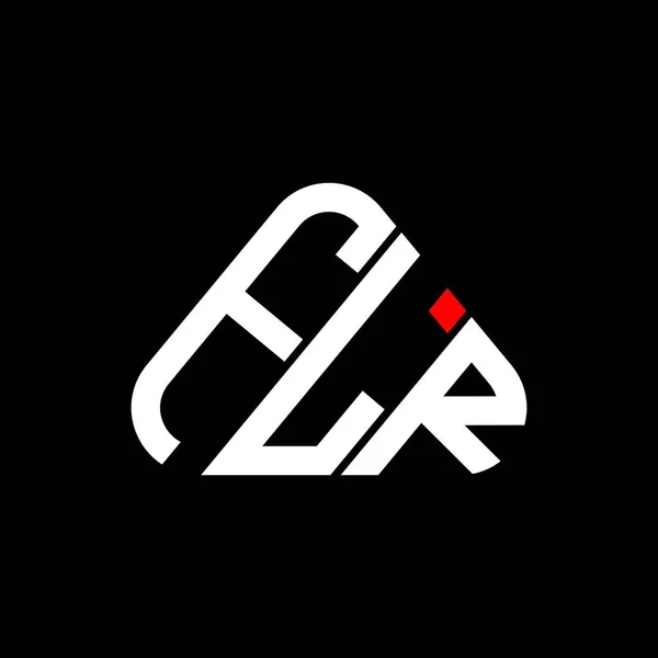 Flr Lettre Logo Design Créatif Avec Graphique Vectoriel Flr Logo — Image vectorielle