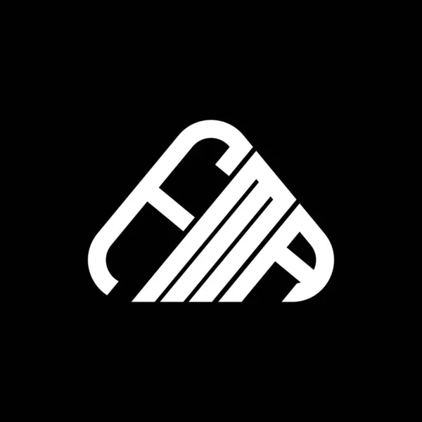 Креативный Дизайн Логотипа Fma Векторной Графикой Простой Современный Логотип Fma — стоковый вектор