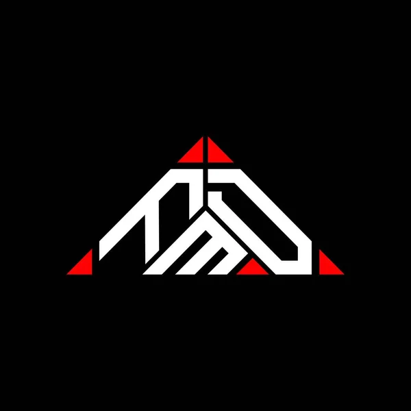 Fmd Harf Logosu Yaratıcı Tasarım Vektör Grafik Fmd Basit Modern — Stok Vektör