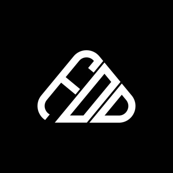 Логотип Літери Fod Креативний Дизайн Векторною Графікою Простий Сучасний Логотип — стоковий вектор