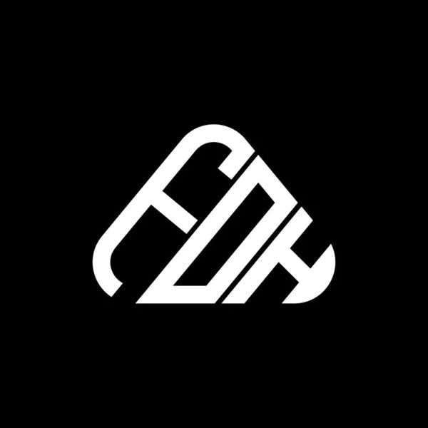 Foh Písmeno Logo Kreativní Design Vektorovou Grafikou Foh Jednoduché Moderní — Stockový vektor