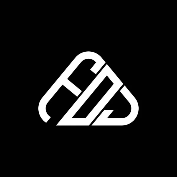 Foj Logo Creatief Ontwerp Met Vector Grafische Foj Eenvoudige Moderne — Stockvector