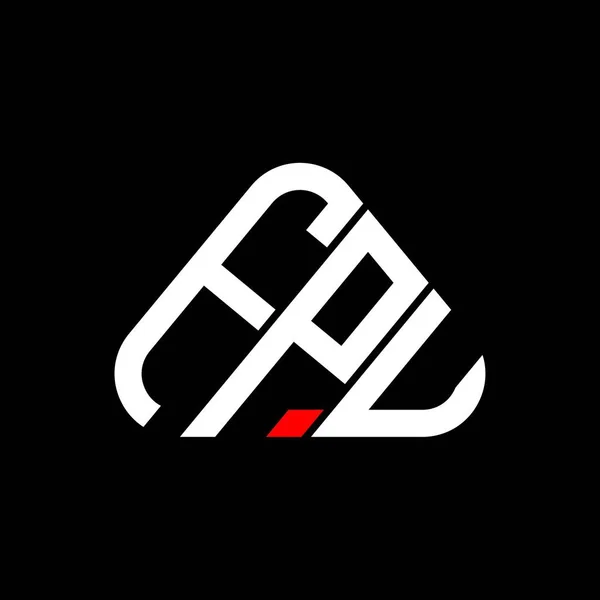 Diseño Creativo Del Logotipo Letra Fpu Con Gráfico Vectorial Logotipo — Archivo Imágenes Vectoriales