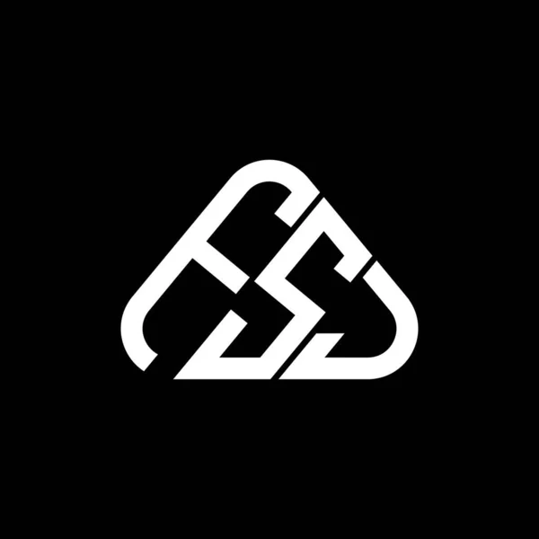 Fsj Letter Logo Creatief Ontwerp Met Vector Grafisch Fsj Eenvoudig — Stockvector