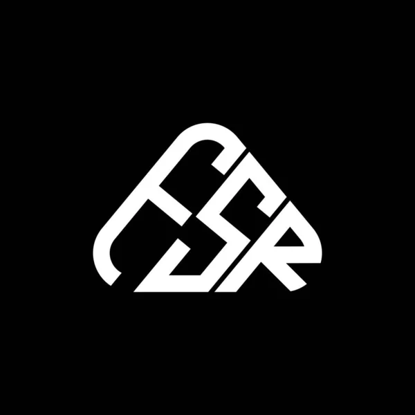 Diseño Creativo Del Logotipo Letra Fsr Con Gráfico Vectorial Logotipo — Archivo Imágenes Vectoriales