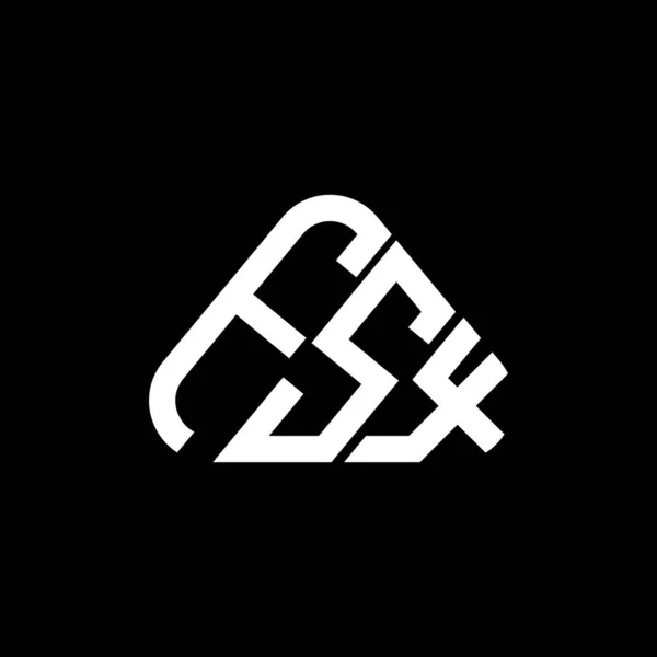 Logo Litery Fsx Kreatywny Design Grafiką Wektorową Fsx Proste Nowoczesne — Wektor stockowy
