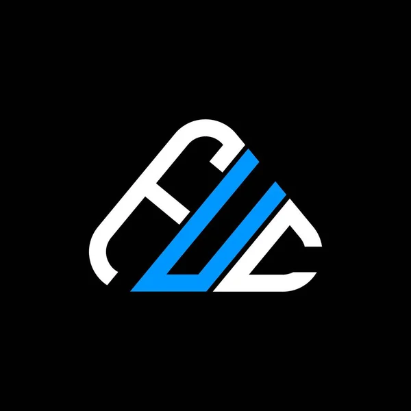 Fuc Letter Logo Kreatives Design Mit Vektorgrafik Fuc Einfaches Und — Stockvektor
