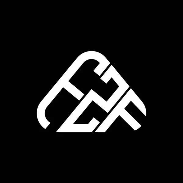 Diseño Creativo Del Logotipo Letra Fzf Con Gráfico Vectorial Logotipo — Vector de stock