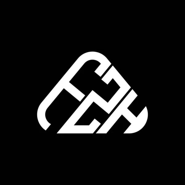 Fzh Letter Logo Creatief Ontwerp Met Vector Grafische Fzh Eenvoudige — Stockvector