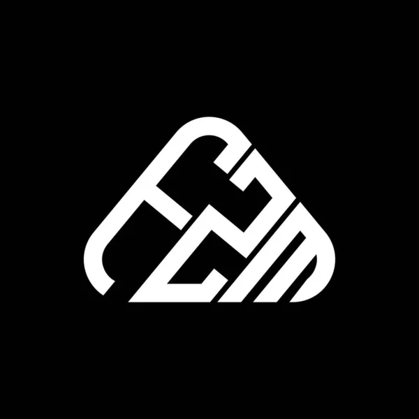 Фзм Буква Логотип Творческий Дизайн Векторной Графикой Фзм Простой Современный — стоковый вектор