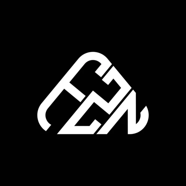 Креативный Дизайн Логотипа Буквы Fzn Векторной Графикой Простой Современный Логотип — стоковый вектор