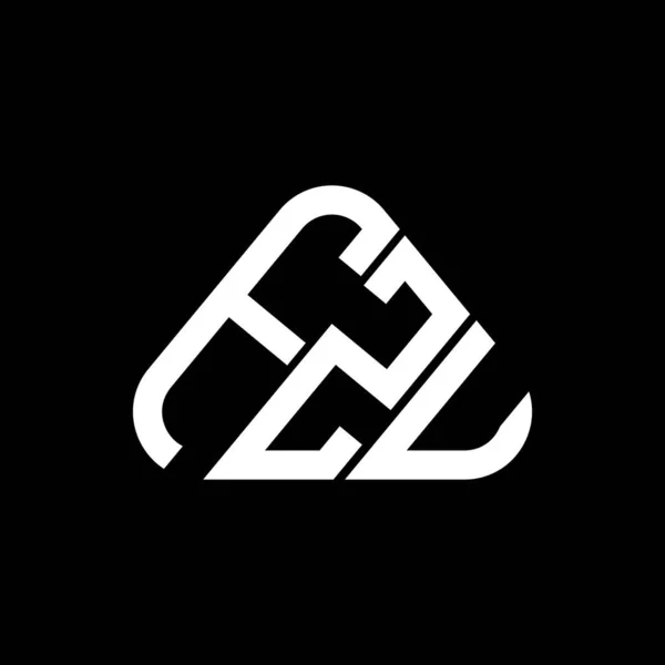 Design Criativo Logotipo Letra Fzu Com Gráfico Vetorial Logotipo Simples — Vetor de Stock