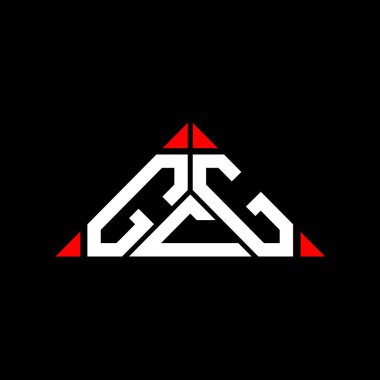 GCG harf logosu yaratıcı tasarım vektör grafik, GCG basit ve modern logo yuvarlak üçgen şeklinde.