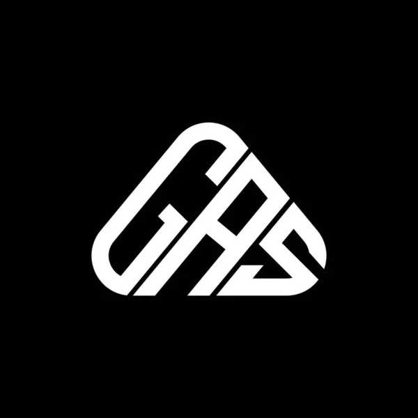 Diseño Creativo Del Logotipo Letra Gas Con Gráfico Vectorial Logotipo — Archivo Imágenes Vectoriales