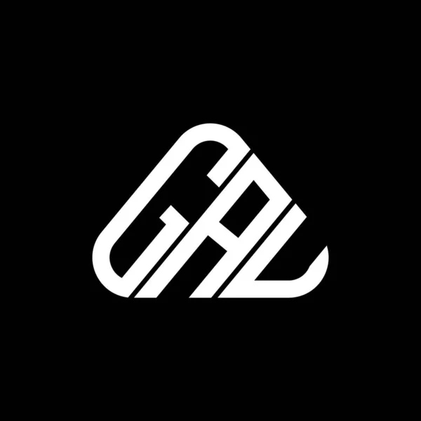 Gau Harf Logosu Tasarımı Vektör Grafik Gau Basit Modern Logo — Stok Vektör