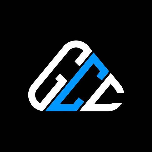 Gcc Brev Logotyp Kreativ Design Med Vektor Grafik Gcc Enkel — Stock vektor