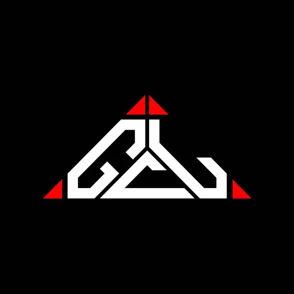 Gcl Harf Logosu Yaratıcı Tasarım Vektör Grafik Basit Yuvarlak Üçgen — Stok Vektör
