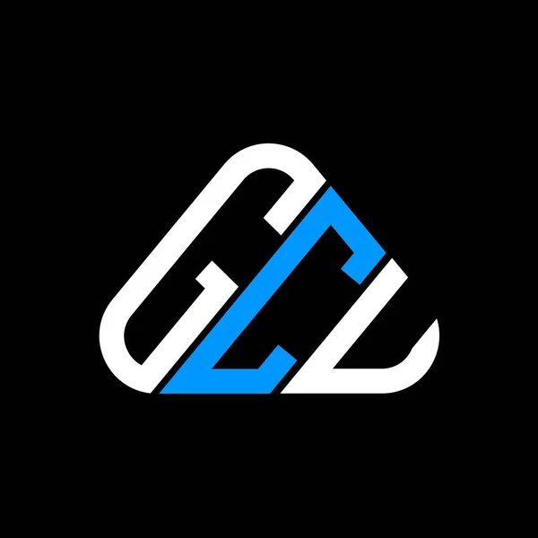 Gcu Brev Logotyp Kreativ Design Med Vektor Grafisk Gcu Enkel — Stock vektor
