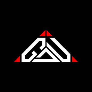 GDU harf logosu tasarımı vektör grafik, GDU basit ve modern logo.