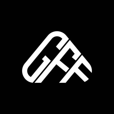 GFF harf logosu yaratıcı tasarım vektör grafik, GFF basit ve modern logo.