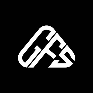 GFS harf logosu yaratıcı tasarım vektör grafik, GFS basit ve modern logo.