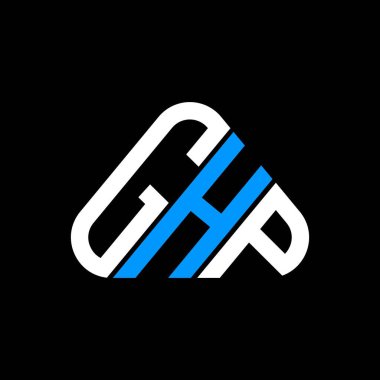 GHP harf logosu yaratıcı tasarım vektör grafik, GHP basit ve modern logo.