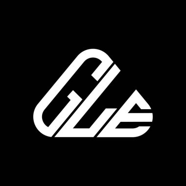 GLE harf logosu tasarımı vektör grafik, GLE basit ve modern logo.