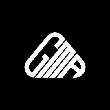 GMA harf logosu yaratıcı tasarım vektör grafik, GMA basit ve modern logo.