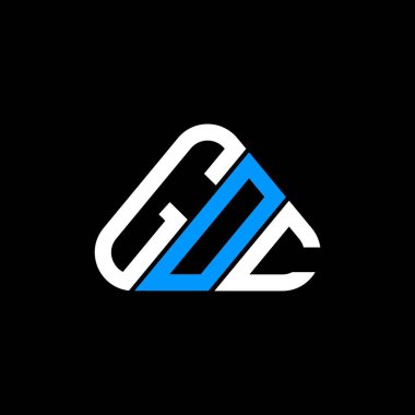 GOC harfi yaratıcı logo tasarımı vektör grafik, GOC basit ve modern logo.