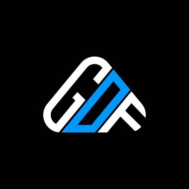 GOF harfi logo yaratıcı tasarımı vektör grafik, GOF basit ve modern logo.