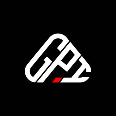 GPI harfi logo yaratıcı tasarımı vektör grafik, GPI basit ve modern logo.