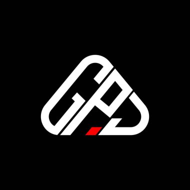 GPJ harf logosu yaratıcı tasarım vektör grafik, GPJ basit ve modern logo.
