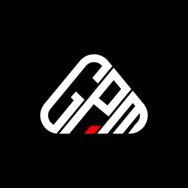 GPM harfi logo yaratıcı tasarımı vektör grafik, GPM basit ve modern logo.