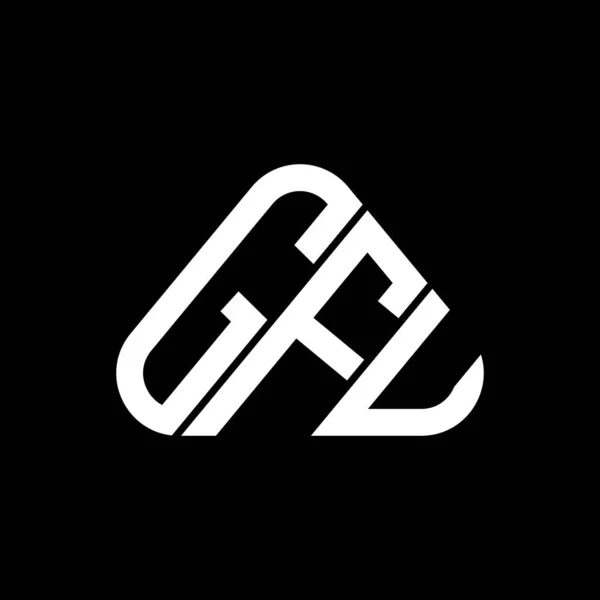 Diseño Creativo Del Logotipo Letra Gfu Con Gráfico Vectorial Logotipo — Archivo Imágenes Vectoriales