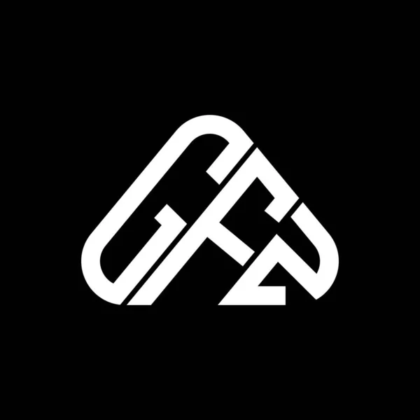 Gfz Písmenné Logo Kreativní Design Vektorovou Grafikou Gfz Jednoduché Moderní — Stockový vektor