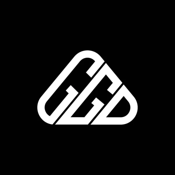 Ggd Буква Логотип Творческий Дизайн Векторной Графикой Ggd Простой Современный — стоковый вектор