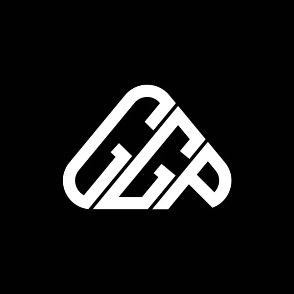 Ggp Písmeno Logo Kreativní Design Vektorovou Grafikou Ggp Jednoduché Moderní — Stockový vektor