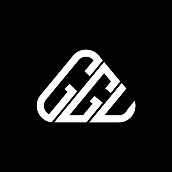 Diseño Creativo Del Logotipo Letra Ggu Con Gráfico Vectorial Logotipo — Vector de stock
