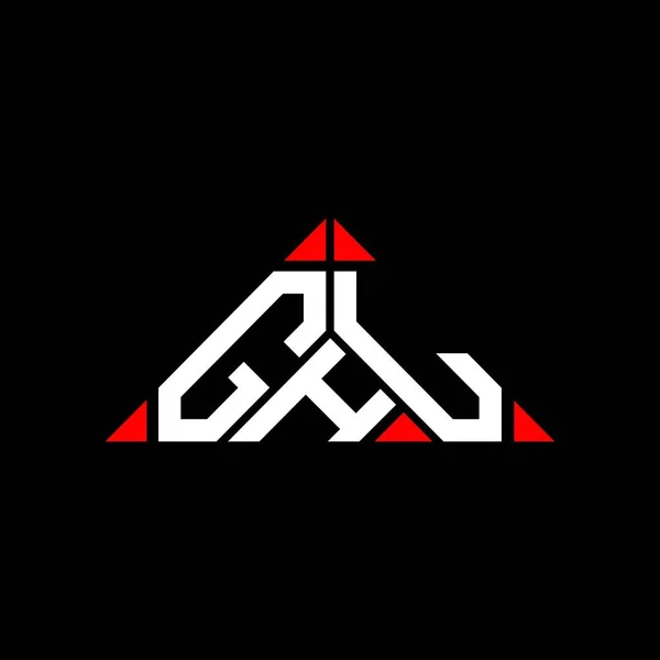 Ghl Λογότυπο Επιστολή Δημιουργικό Σχεδιασμό Vector Graphic Ghl Απλό Και — Διανυσματικό Αρχείο
