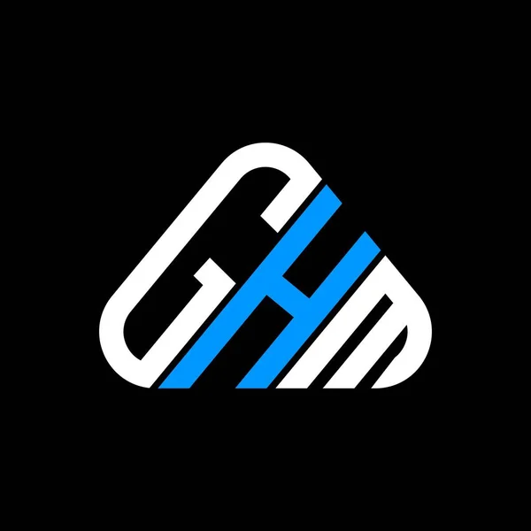 Logo Lettera Ghm Design Creativo Con Grafica Vettoriale Logo Ghm — Vettoriale Stock