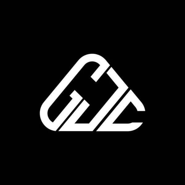 Gjc Písmenné Logo Kreativní Design Vektorovou Grafikou Gjc Jednoduché Moderní — Stockový vektor