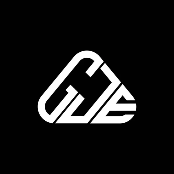 Logo List Gje Kreatywny Design Grafiką Wektorową Gje Proste Nowoczesne — Wektor stockowy