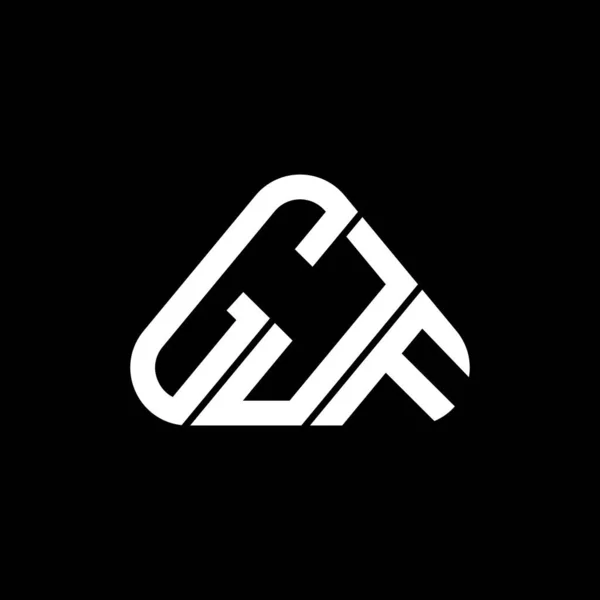 Gjf Буква Логотип Креативный Дизайн Векторной Графикой Gjf Простой Современный — стоковый вектор