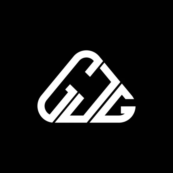 Logo Literowe Gjg Kreatywny Design Grafiką Wektorową Gjg Proste Nowoczesne — Wektor stockowy