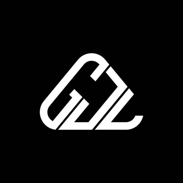 Diseño Creativo Del Logotipo Letra Gjl Con Gráfico Vectorial Logotipo — Archivo Imágenes Vectoriales