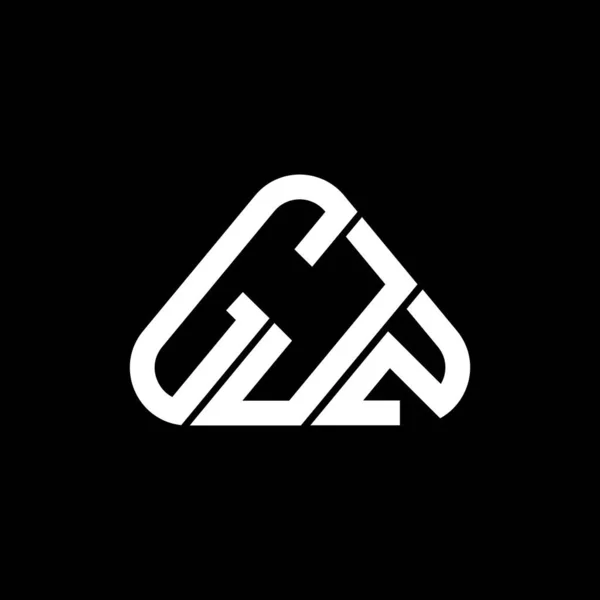 Gjz Brev Logotyp Kreativ Design Med Vektor Grafik Gjz Enkel — Stock vektor