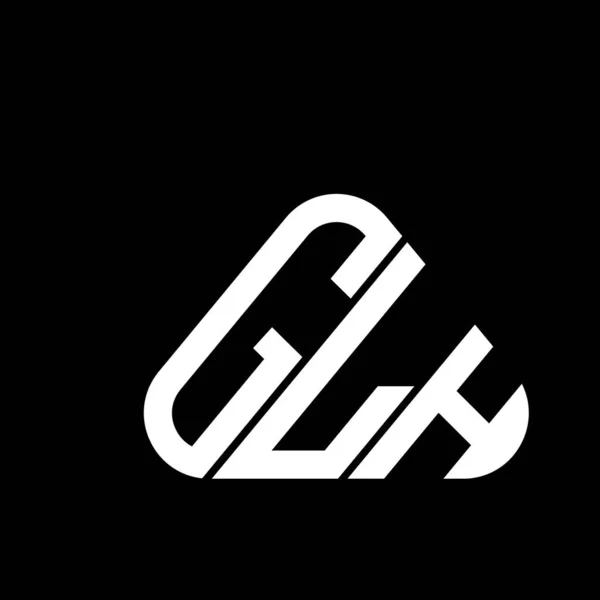 Glh字母标志创意设计与矢量图形 Glh简单而现代的标志 — 图库矢量图片