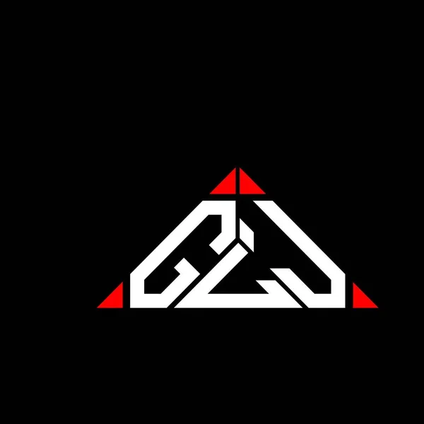 Glj List Logo Kreatywny Design Grafiką Wektorową Glj Proste Nowoczesne — Wektor stockowy