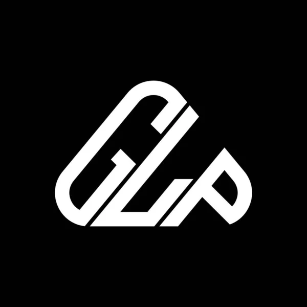Glp Brev Logotyp Kreativ Design Med Vektor Grafik Glp Enkel — Stock vektor